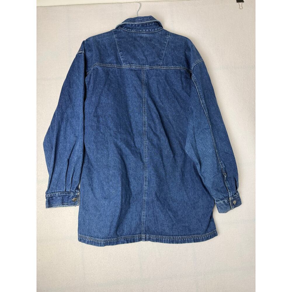results jean mens  Vintage Blue Denim Jean Jacket - Size Medium - Picture 4 of 12